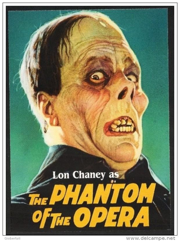 Stati Uniti/États-Unis/United States: Intero, Stationery, Entier, Lon Chaney "Il Fantasma Dell´Opera", "Le Fantôme De L´ - Cinema