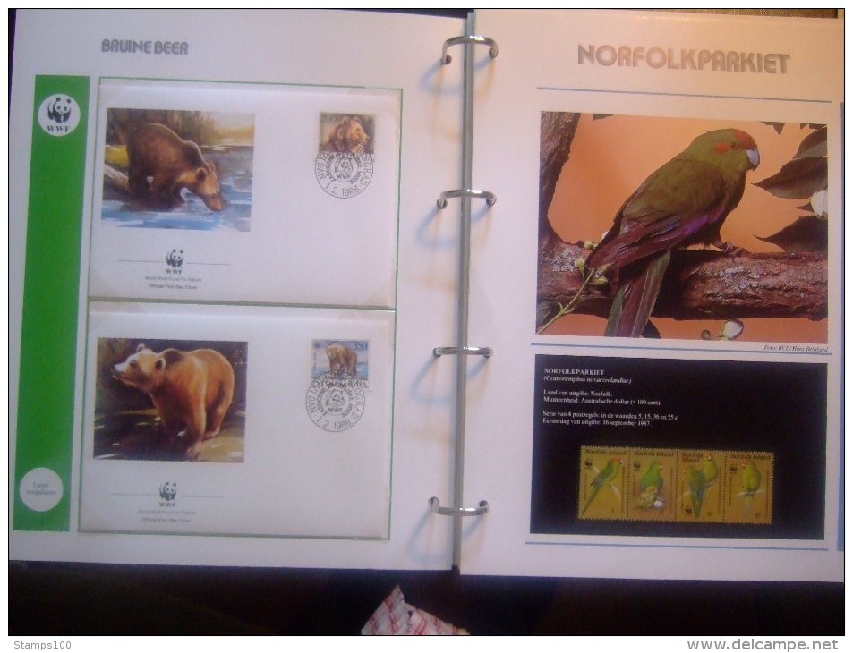 WWF. 1986 - 1988  NUMBER II OMNIBUS IN ALBUM +CASETTE  STAMPS  MNH**  +  FDC   see photo´s  (dutch language)