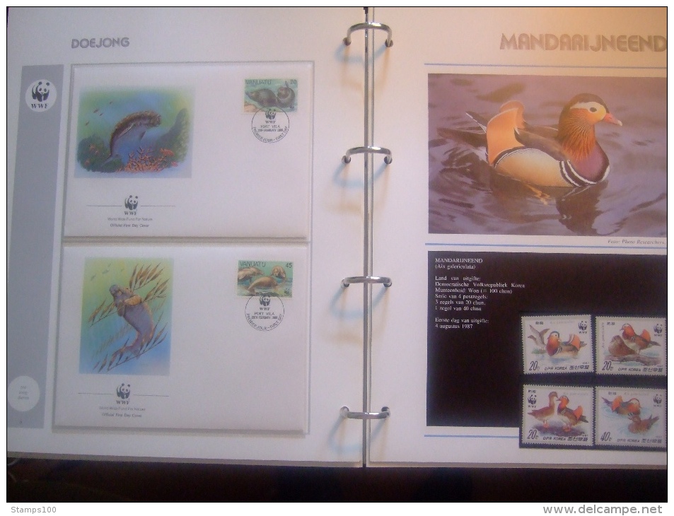 WWF. 1986 - 1988  NUMBER II OMNIBUS IN ALBUM +CASETTE  STAMPS  MNH**  +  FDC   see photo´s  (dutch language)