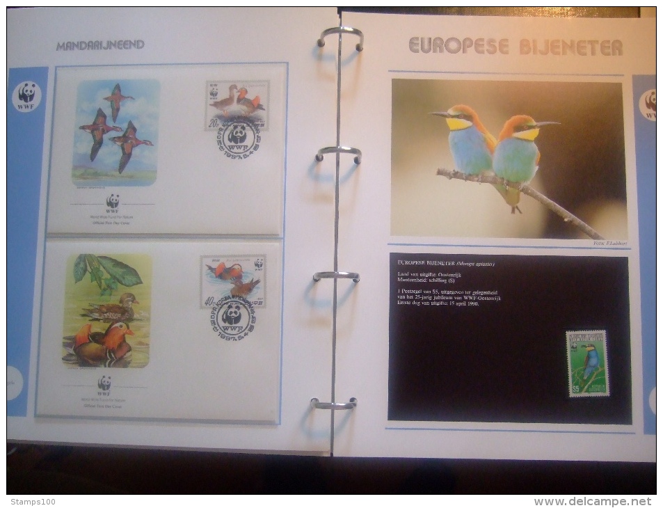 WWF. 1986 - 1988  NUMBER II OMNIBUS IN ALBUM +CASETTE  STAMPS  MNH**  +  FDC   see photo´s  (dutch language)