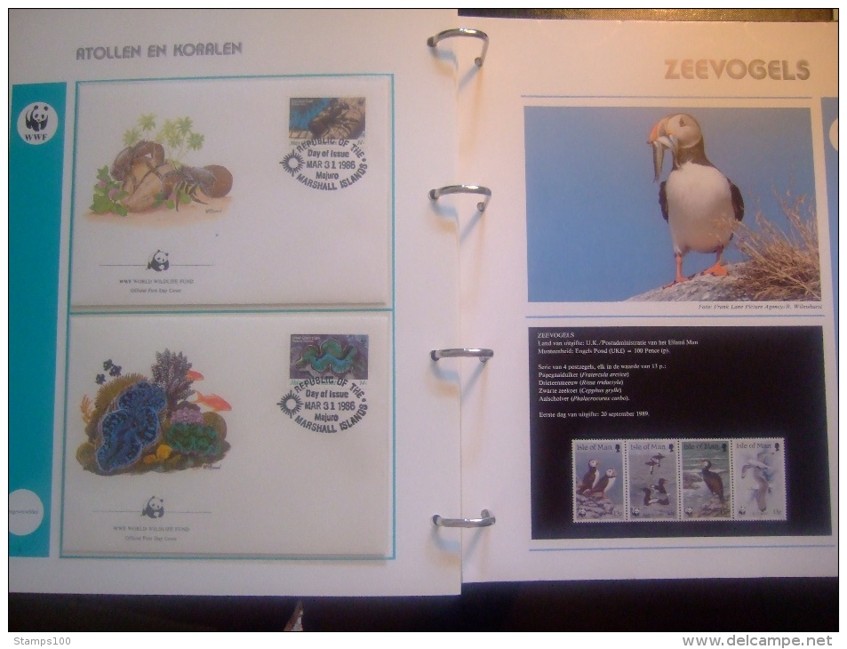 WWF. 1986 - 1988  NUMBER II OMNIBUS IN ALBUM +CASETTE  STAMPS  MNH**  +  FDC   see photo´s  (dutch language)