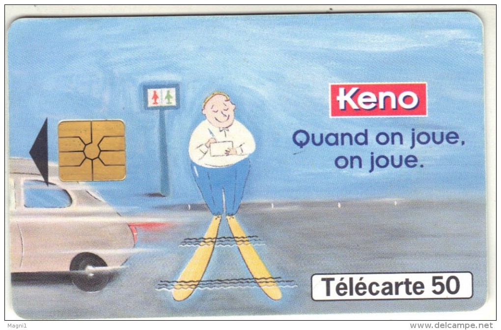 Télécarte 50 - KENO - Jeux