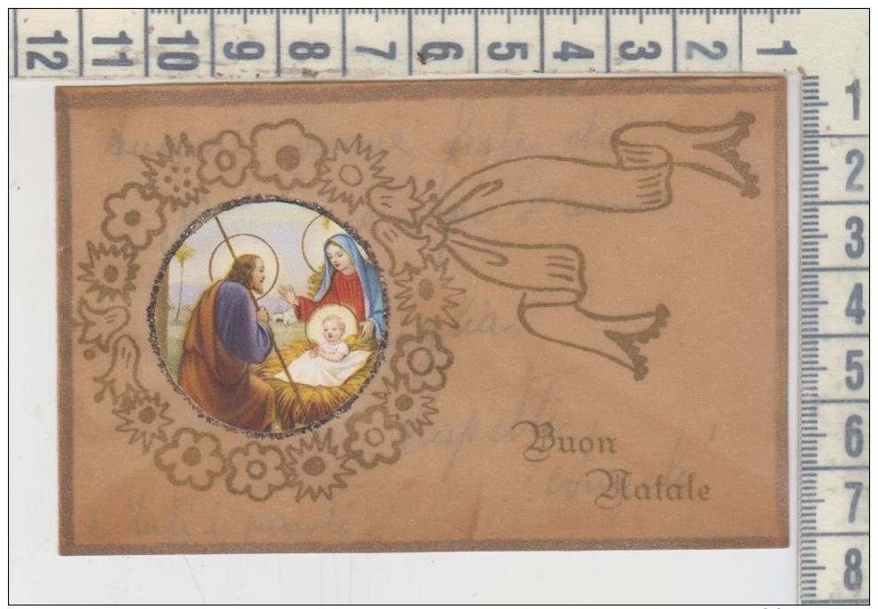Buon Natale Biglietto Auguri Con Natività Sacra Famiglia - Other & Unclassified