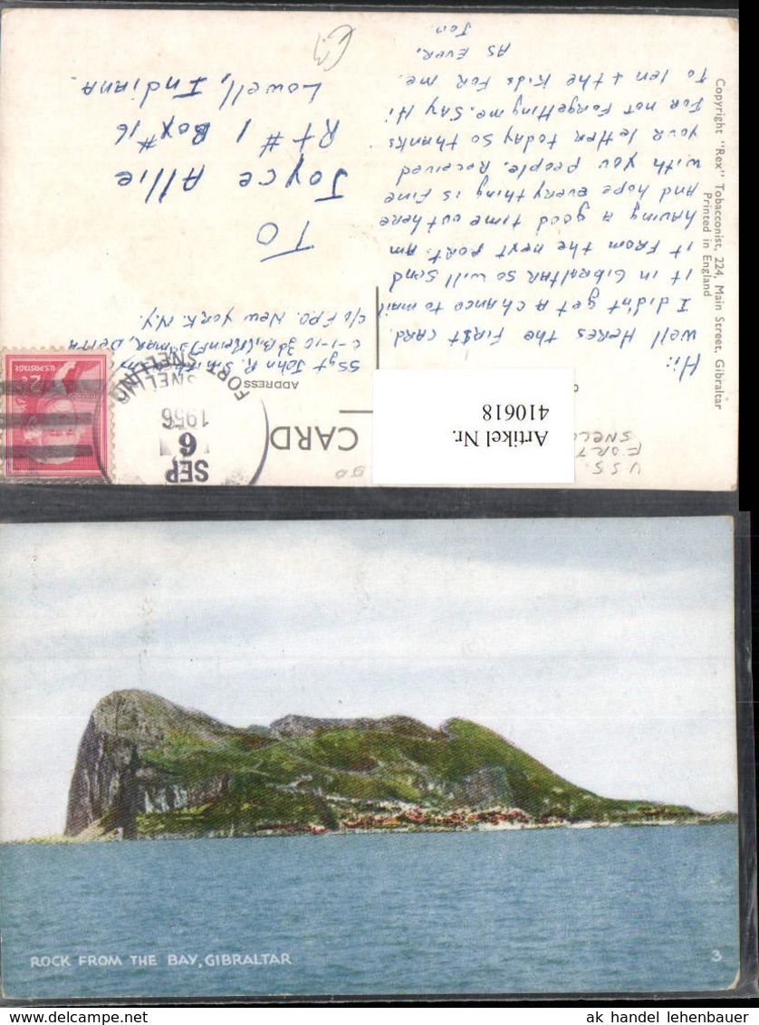 410618,Gibraltar Rock From The Bay H&uuml;gel - Gibraltar