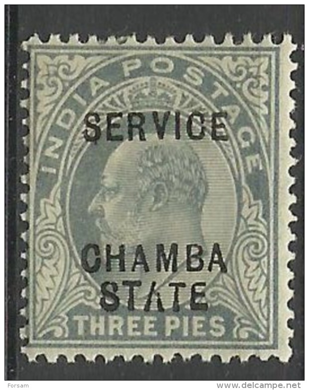 CHAMBA..1903/1905..Michel # 15..MLH. - Chamba