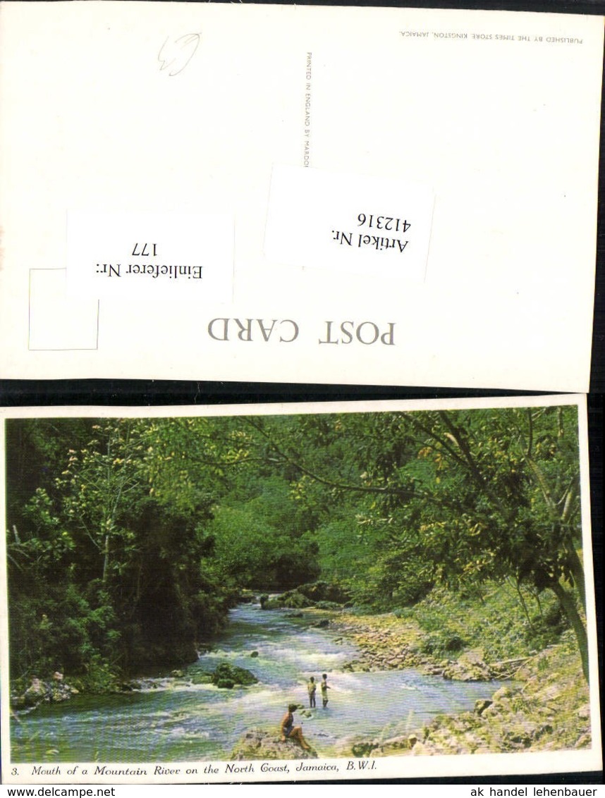 412316,Jamaica Mouth Of A Mountain River On The North Coast Fluss - Sonstige & Ohne Zuordnung