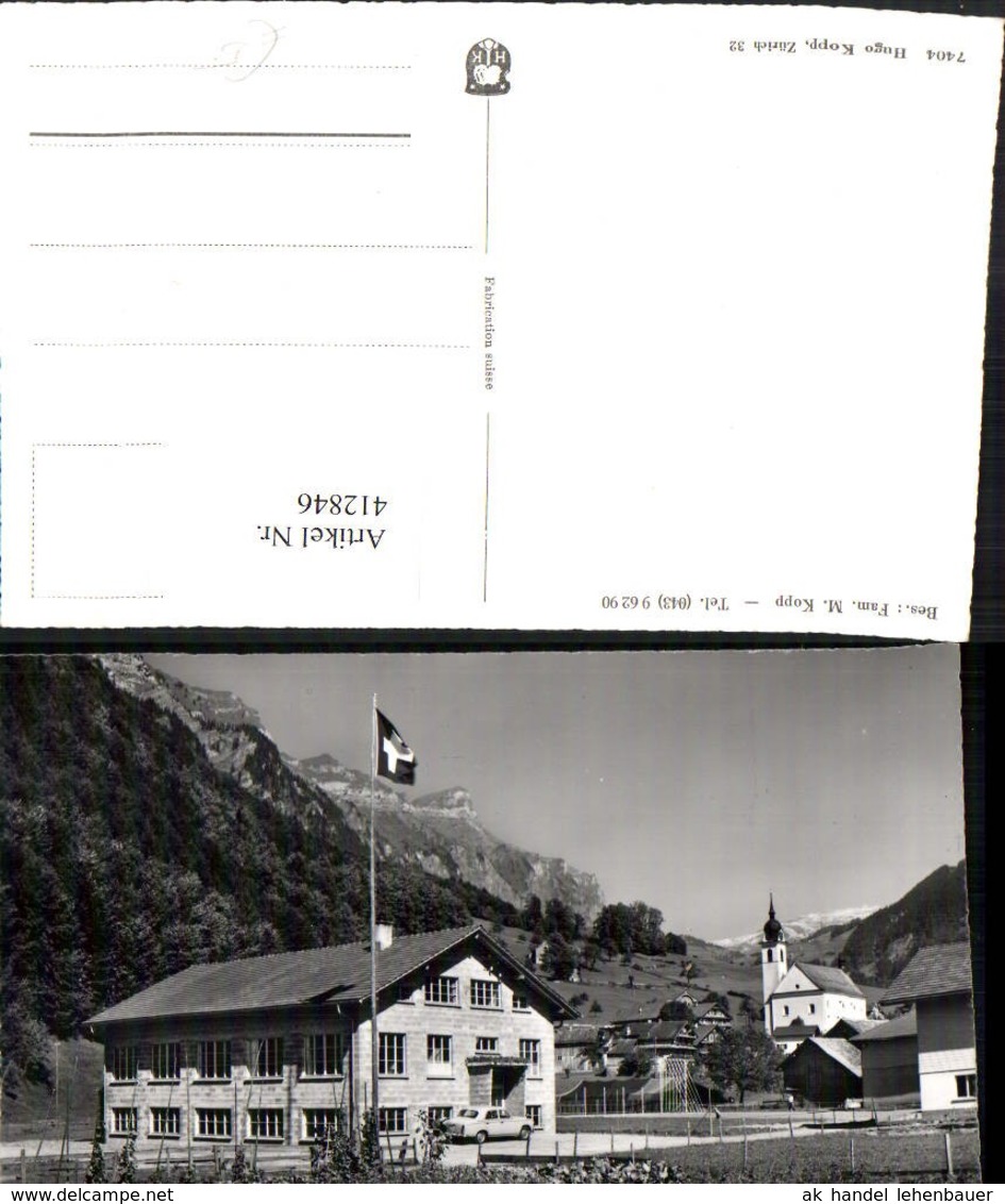 412846,Muotathal Ferienlager Bergheimat Kirche Bergkulisse Kt Schwyz - Muotathal