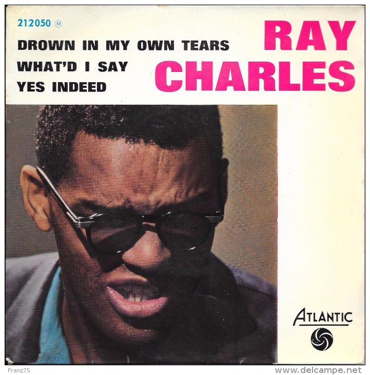 Ray CHARLES-Drown In My Own Tears-super 45 T.(3 Titres) ATLANTIC-BE - Blues