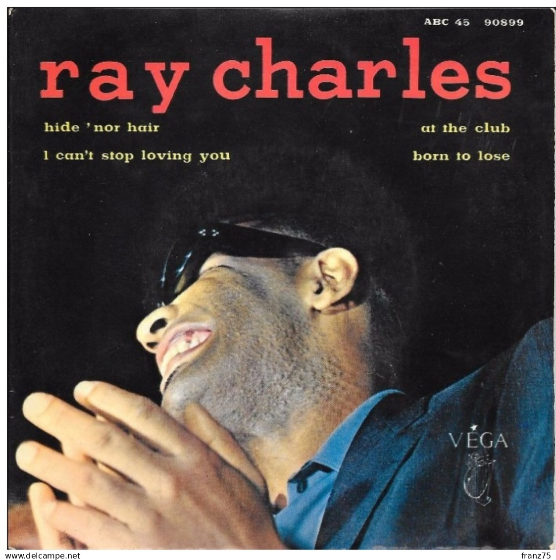 Ray CHARLES-"I Cant' Stop Loving You"-super 45 T.(4 Titres)- Atlantic-BE - Blues