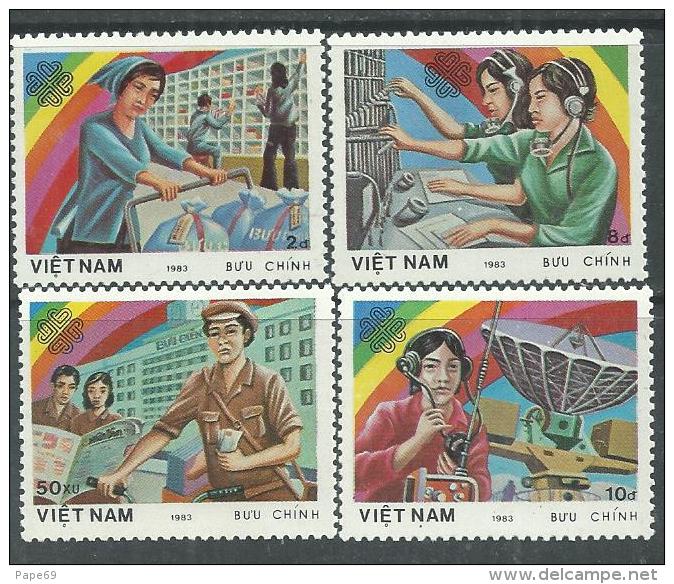 Vietnam N° 464 / 67  XX  Année Mondiale Des Communications,  Les 4 Valeurs Sans Charnière, TB - Viêt-Nam