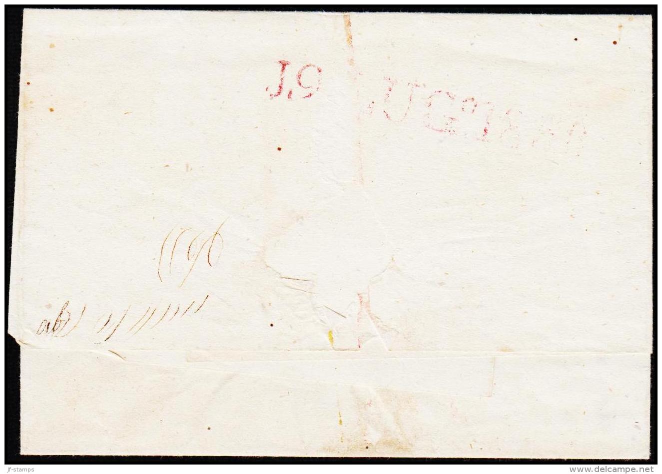 1850. BRONTE + DOP. CORSA Cicily And Rare Cover To Palermo J9…U 1850.  (Michel: ) - JF194796 - Sicile