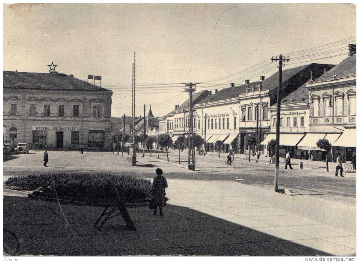 DARUVAR (Jugoslawien) - Hotel Slavoni..?, Gel., Abgelöste Marke, Karte Beschädigt Siehe Scan - Jugoslawien