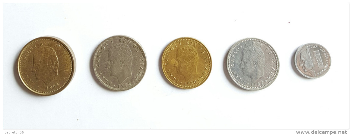 ESPAGNE JUAN CARLOS  JOLIE SERIE VOIR PHOTO - Lots & Kiloware - Coins