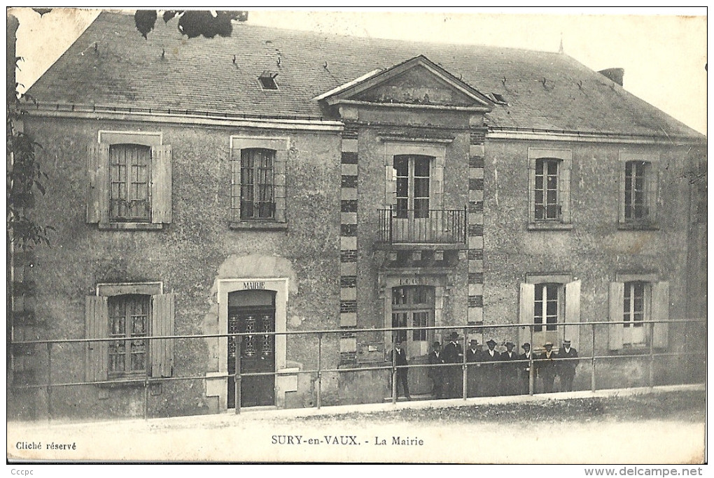 CPA Sury-en-Vaux - La Mairie - Sury-près-Léré