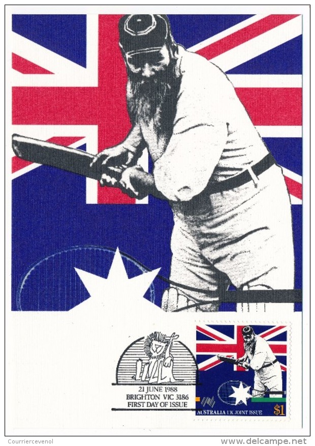 AUSTRALIE - 4 Cartes Maximum - Emission Commune Avec GB - "British Heritage" 21 Juin 1988 - Koniklijke Families