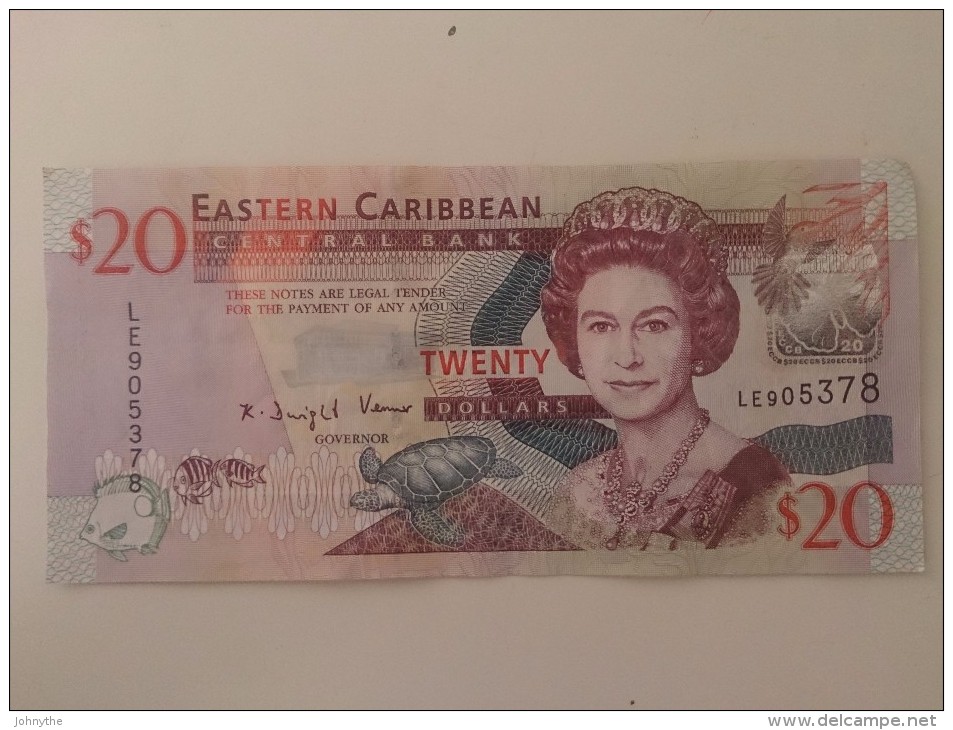 East Caribbean $5, $10, $20, $50 Used - Caraïbes Orientales