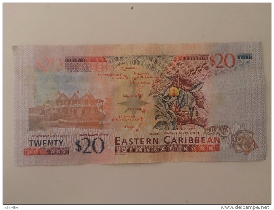 East Caribbean $5, $10, $20, $50 Used - Caraïbes Orientales