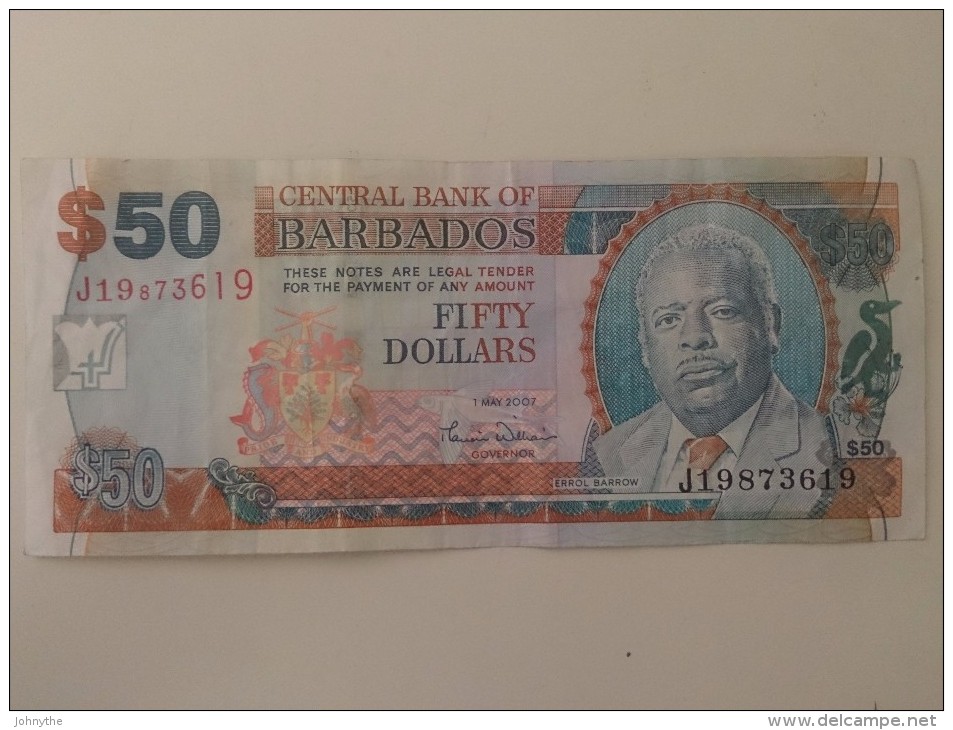 BARBADOS $2, $5, $10, $20, $50 Used - Barbados (Barbuda)