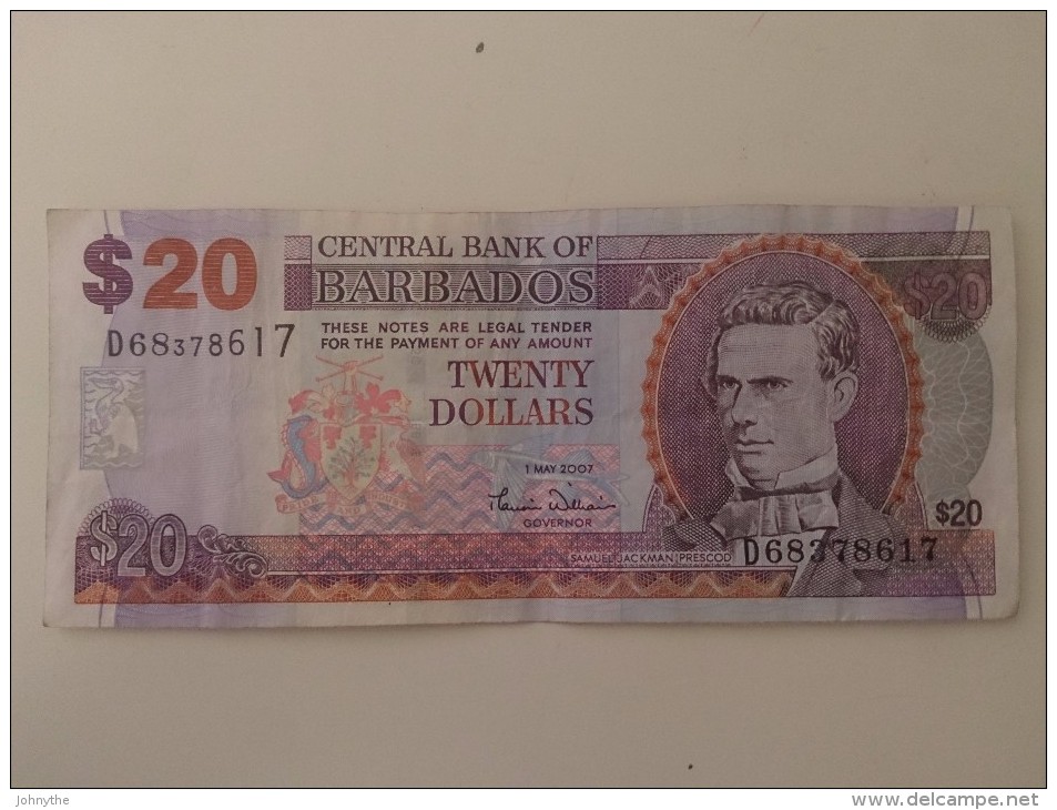 BARBADOS $2, $5, $10, $20, $50 Used - Barbades