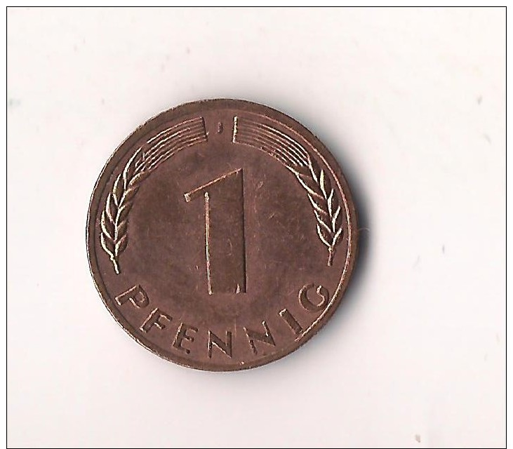 ALEMANIA 1  PFENNIG  1950 J - 1 Pfennig