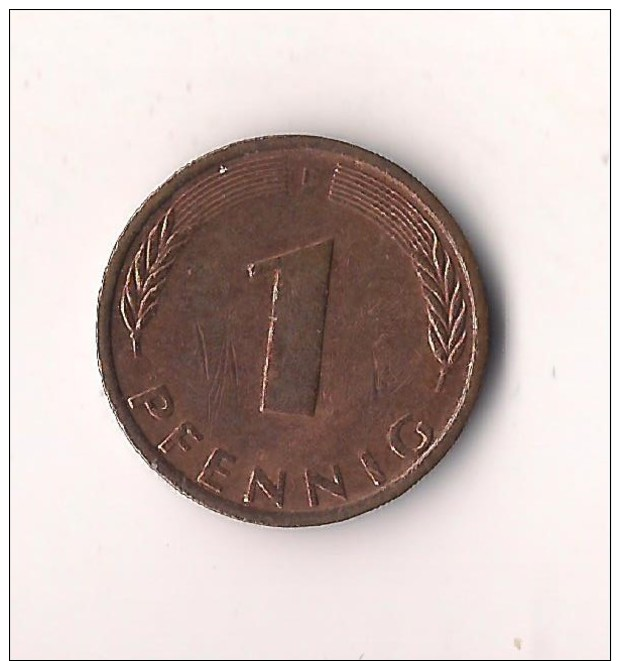 ALEMANIA 1  PFENNIG  1976  F - 1 Pfennig