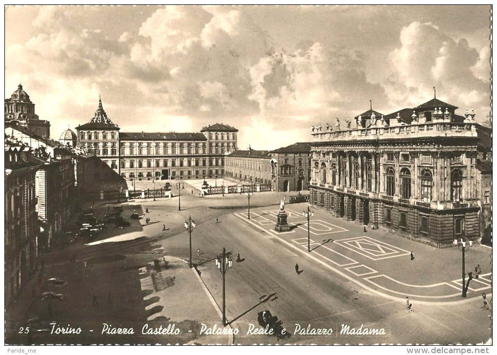 71- TORINO - Piazza Castello - Palazzo Reale E Palazzo Madama - Palazzo Reale