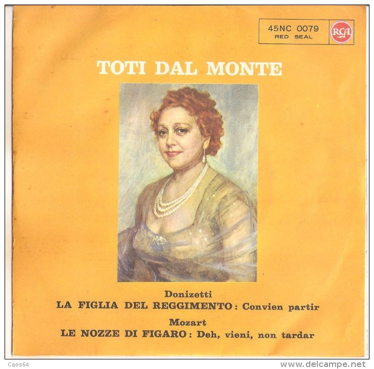 Toti Dal Monte - La Figlia Del Reggimento (7") NM/NM - Klassik