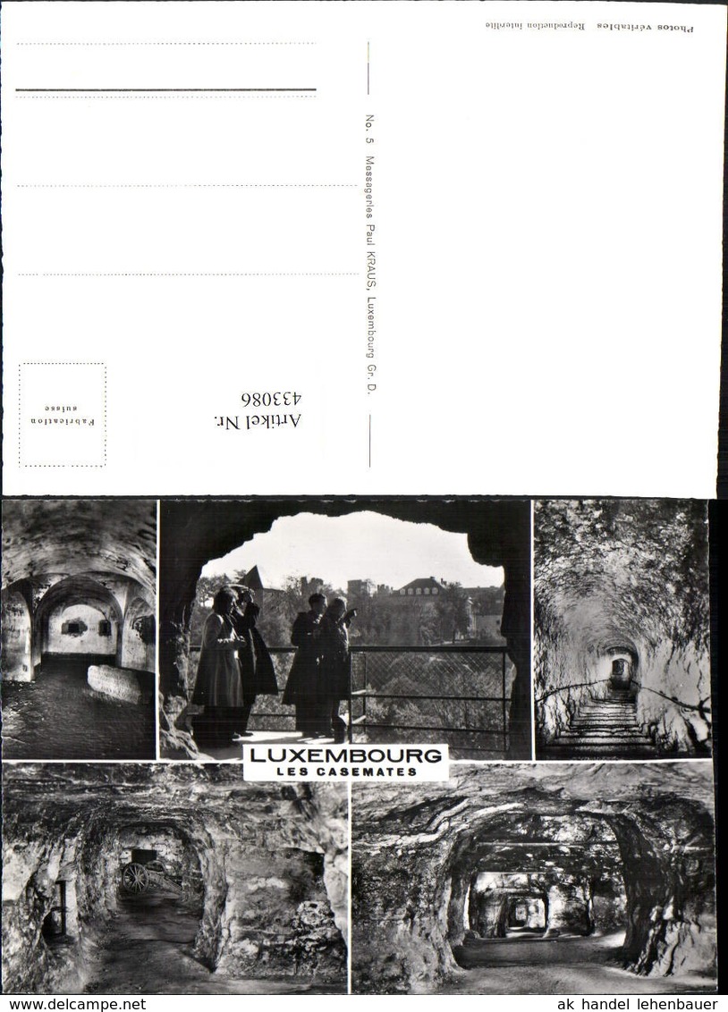 433086,Luxembourg Luxemburg Les Casemates Kasematten Mehrbildkarte - Sonstige & Ohne Zuordnung