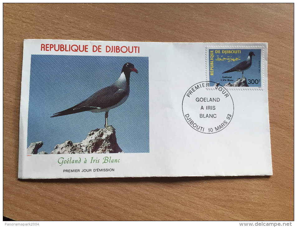 Djibouti Dschibuti 1993 FDC Goëland Blanc Möwe Bird Vogel Oiseau Mi. 579 - Sonstige & Ohne Zuordnung