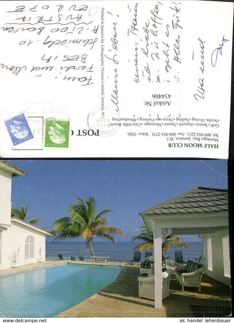 434406,Jamaica Montego Bay Half Moon Club Pool Palmen - Sonstige & Ohne Zuordnung