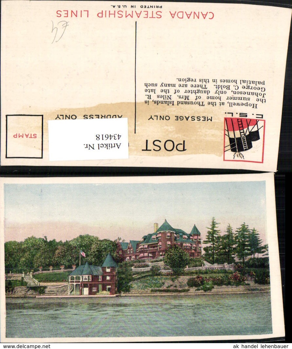 434618,Ontario Thousand Islands Hopewell Geb&auml;ude - Zonder Classificatie