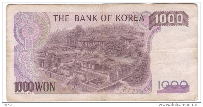 South Korea #47, 1000 Won 1983 Banknote Money Currency - Korea (Süd-)