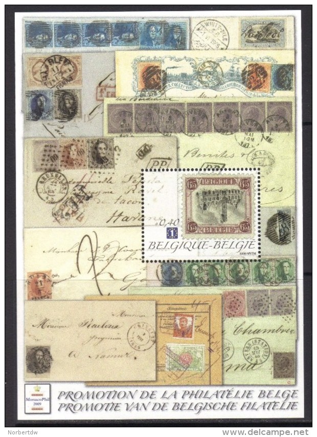 Belgium**MONACOPHIL STAMP EXPO-SHEET 2009-HISTORIC STAMP-MNH - Unused Stamps