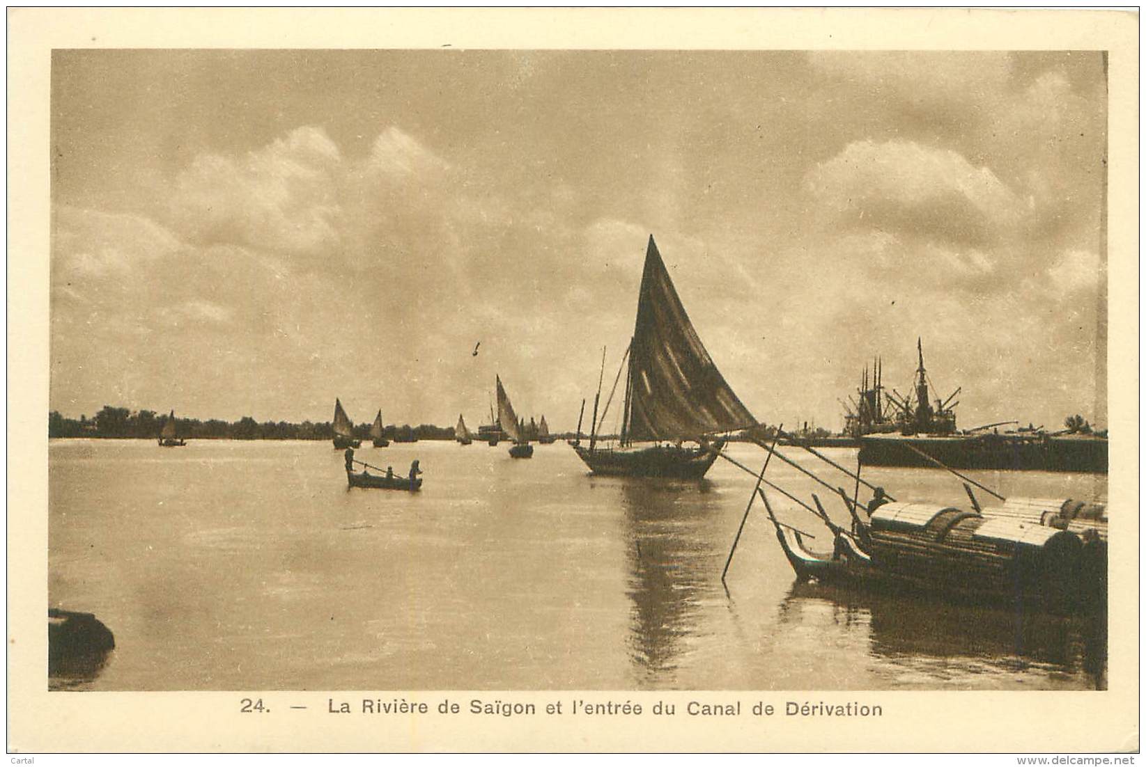 La Rivière De Saïgon Et L'entrée Du Canal De Dérivation - Viêt-Nam