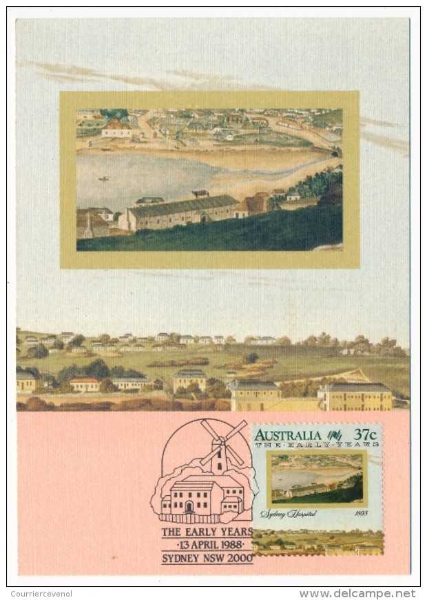 AUSTRALIE - 5 Cartes Maximum - Les Premières Années ( Colonisation De L'Australie 1791) - Other & Unclassified