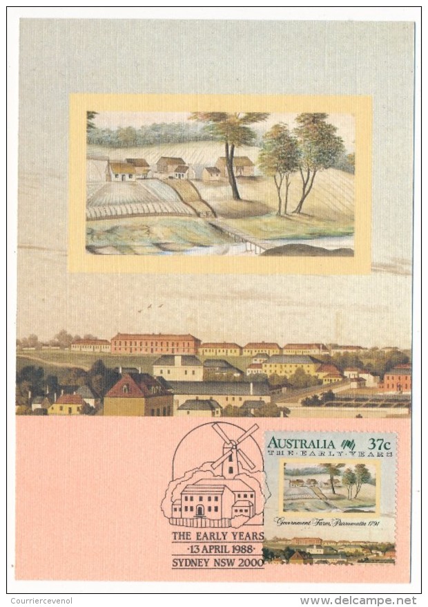 AUSTRALIE - 5 Cartes Maximum - Les Premières Années ( Colonisation De L'Australie 1791) - Andere & Zonder Classificatie