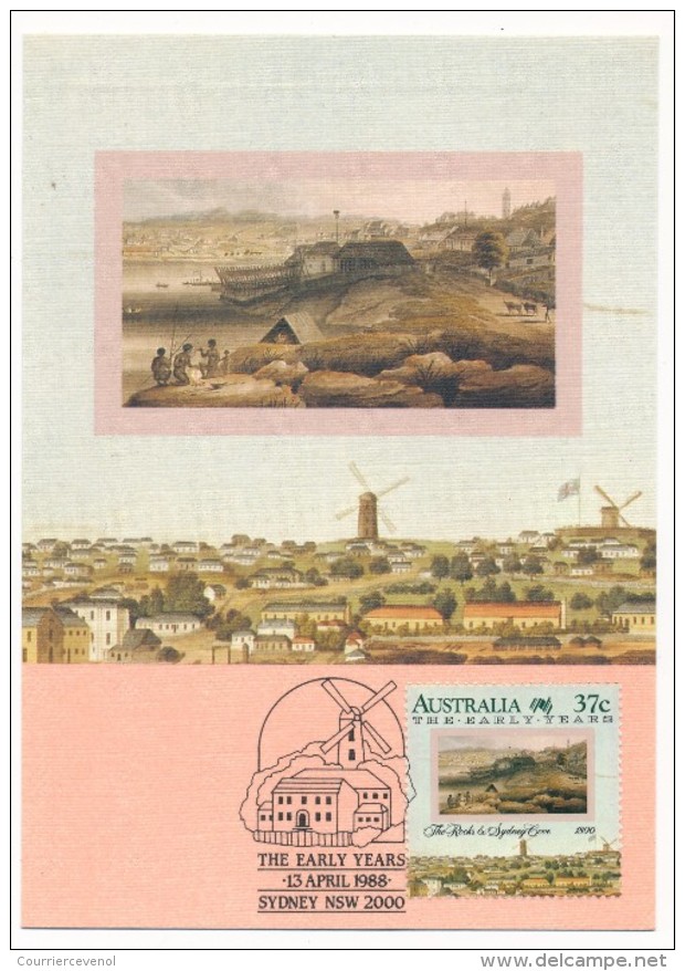 AUSTRALIE - 5 Cartes Maximum - Les Premières Années ( Colonisation De L'Australie 1791) - Altri & Non Classificati