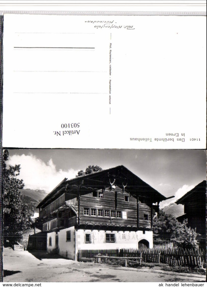 503100,Ernen Tellenhaus Haus Kt Wallis - Ernen