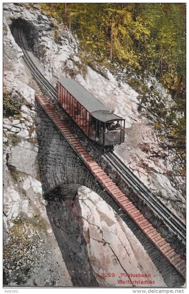 PILAUTS-BAHN &#8594; Bahn Auf Dem Wolfort-Viaduct, Ca.1910 - Sonstige & Ohne Zuordnung