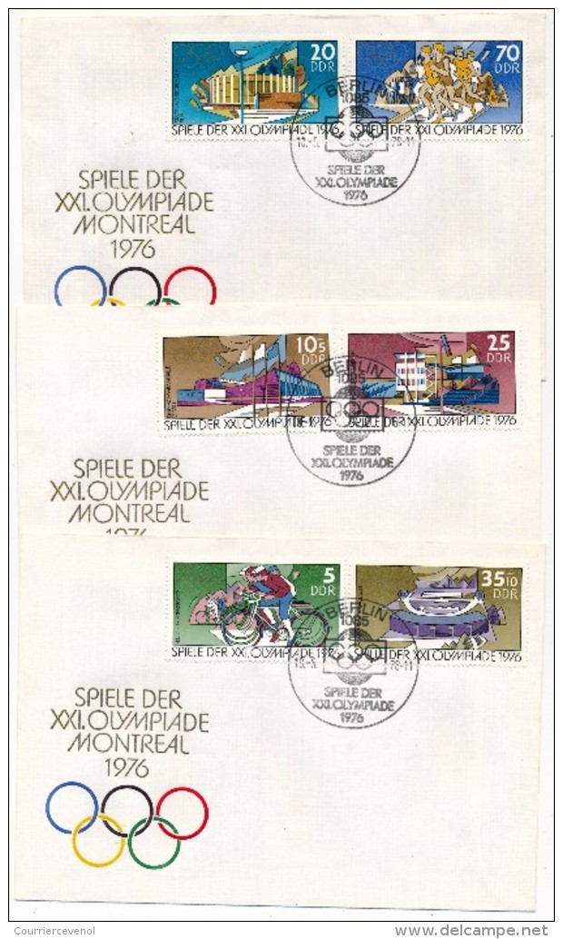 Allemagne DDR - 21 Enveloppes Diverses Thème Sports, Jeux Olympiques, Etc ... - Andere & Zonder Classificatie