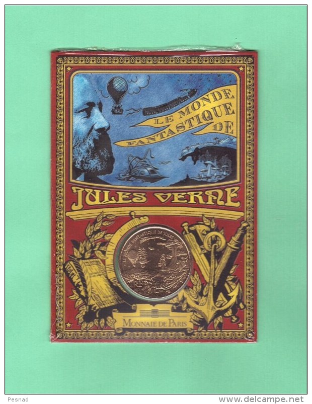 Jules Verne - Monnaie De Paris 1/4 Euro - Altri & Non Classificati