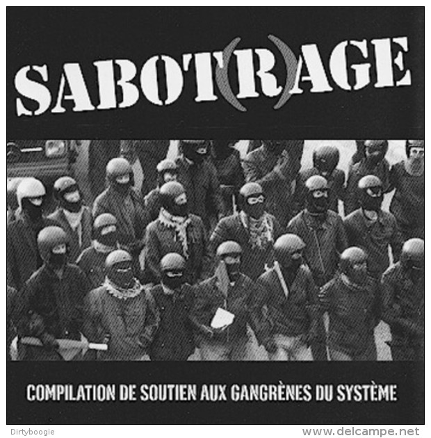 SABOTRAGE - Compilation De Soutien Aux Gangrènes Du Système - CD - PUNK - TANKER CHAOS - BAKTERIEN KAVALKADE - Punk