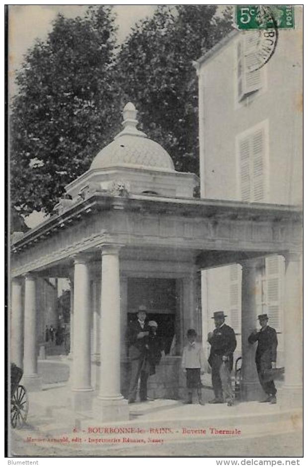 CPA Haute Marne Bourbonne Les Bains Circulé Thermes - Bourbonne Les Bains