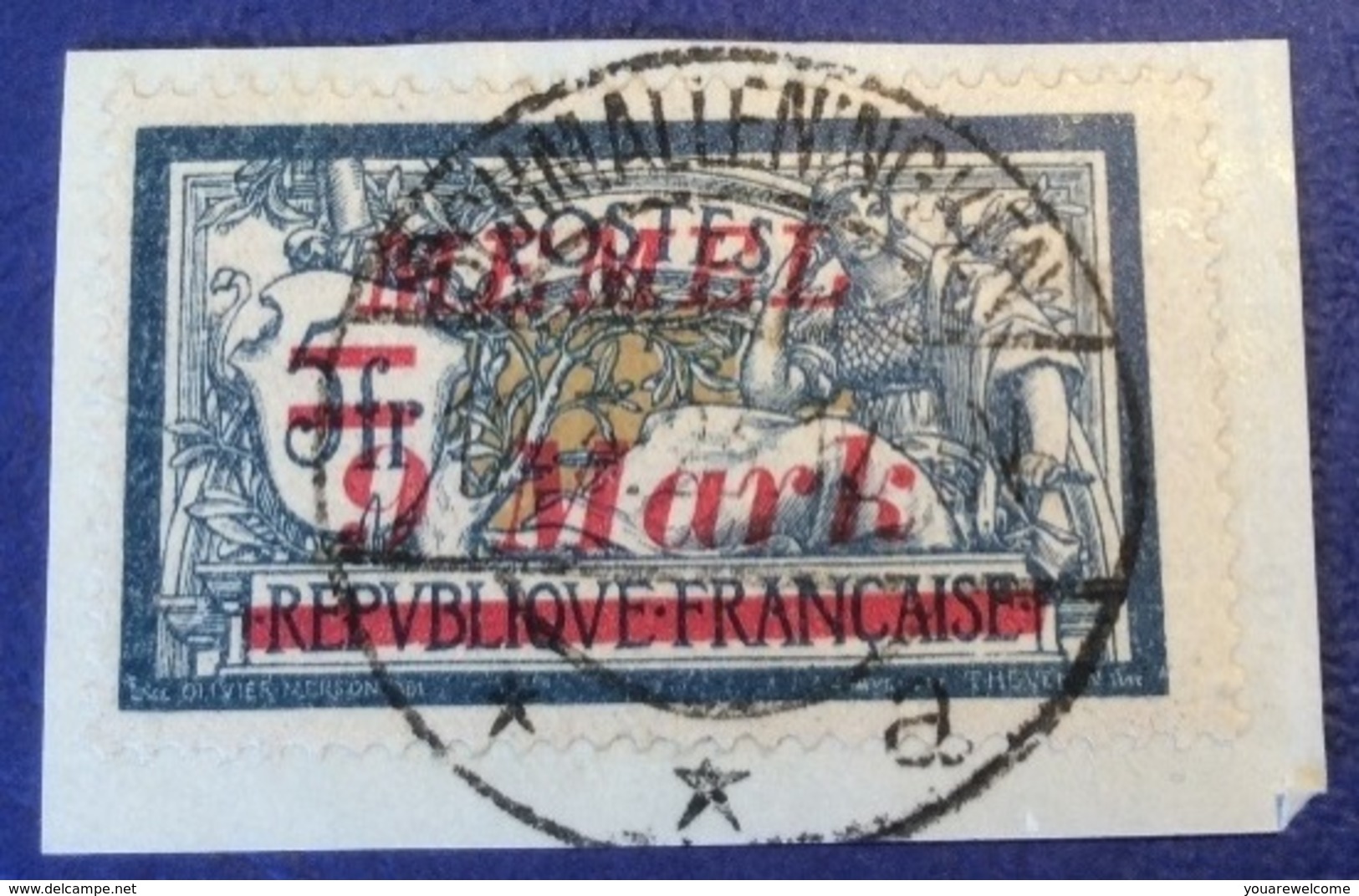 Memel Stempel SCHMALLENINNGKEN A 1923 Geprüft Dr. Petersen BPP Michel 71 Merson (Memelgebiet Lithuania) - Used Stamps