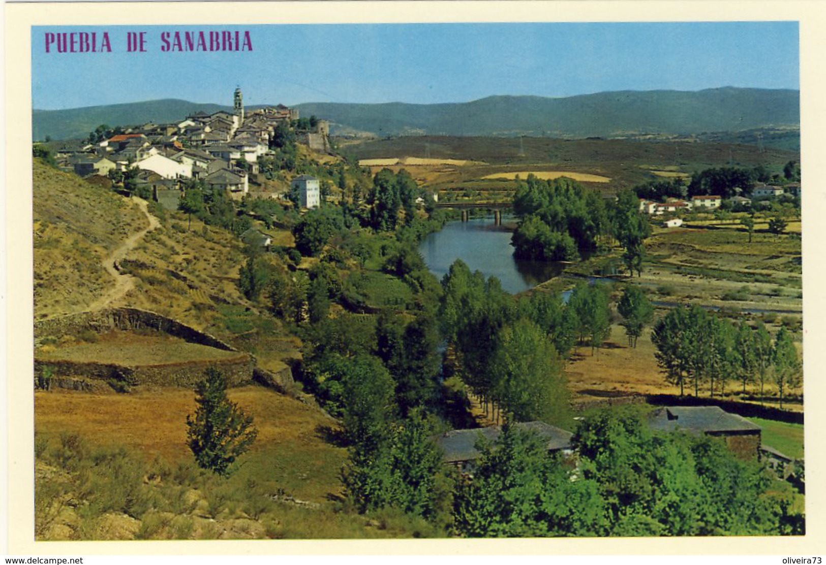 PUEBLA DE SANABRIA, Vista General, 2 Scans - Zamora