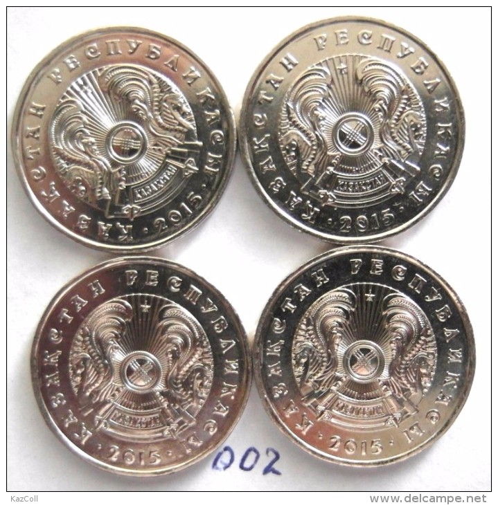 Kazakhstan 2015.  50 Tenge. 4 Coins  UNC - Kazachstan