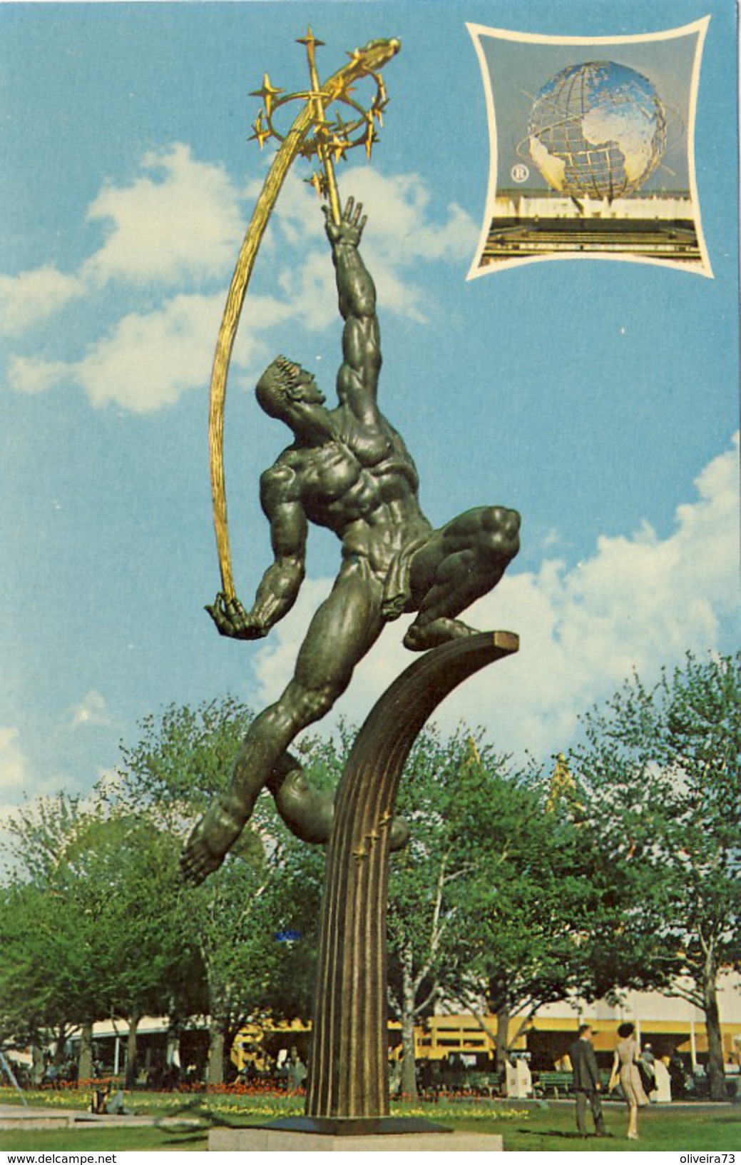 THE ROCKET THROWER. NEW YORK WORLD'S FAIR 1964-1965, 2 Scans - Exhibitions