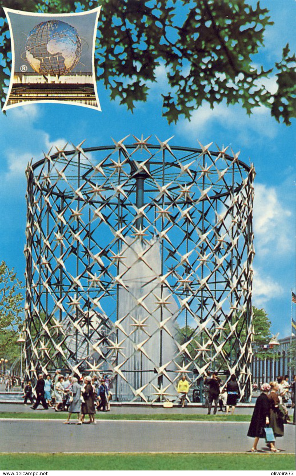 THE ASTRAL FOUNTAIN. NEW YORK WORLD'S FAIR 1964-1965, 2 Scans - Expositions