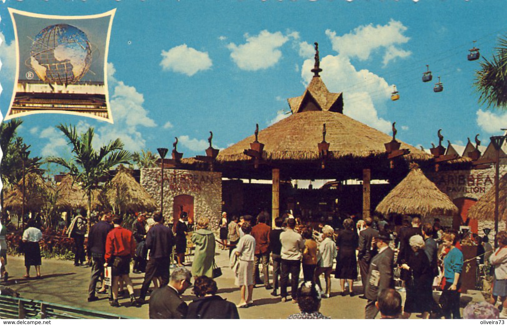 CARIBBEAN PAVILON. NEW YORK WORLD'S FAIR 1964-1965, 2 Scans - Mostre, Esposizioni