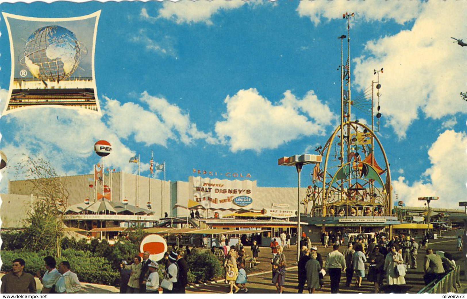 PEPSI-COLA PAVILON. NEW YORK WORLD'S FAIR 1964-1965, 2 Scans - Expositions